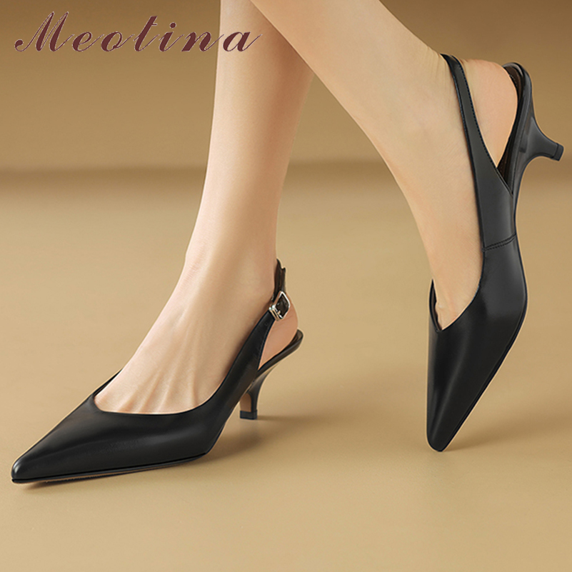 Women'S Shoes Size 40 In Us - Meotina – escarpins en cuir véritable