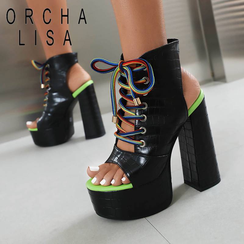 Women'S Shoes Size 40 In Us - ORCHA LISA Luxry femmes sandales plate-forme