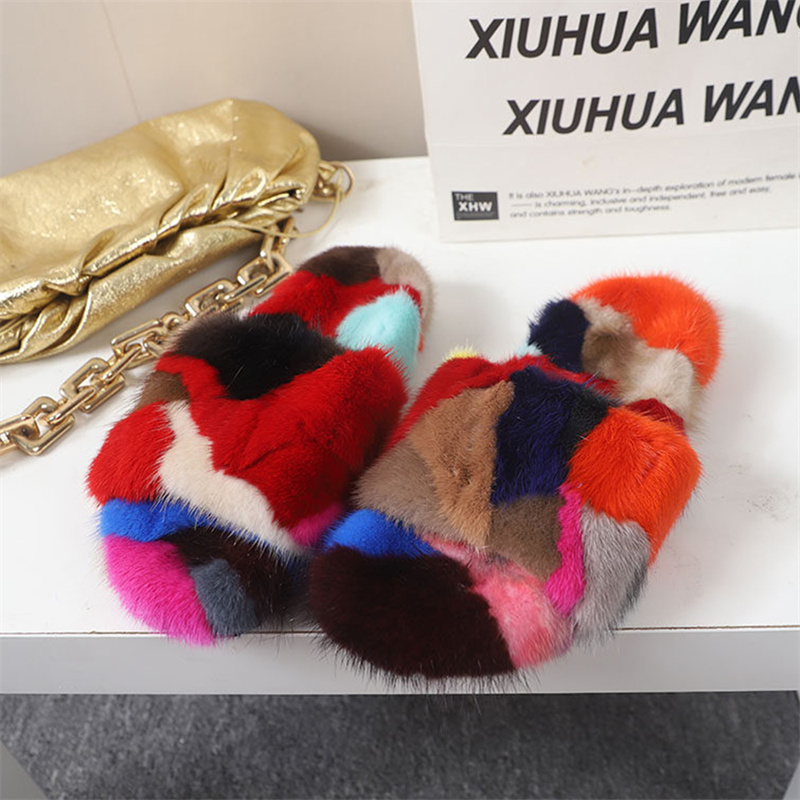 Fluffy Fur Slipper - Chaussons moelleux pour femmes, pantoufles d'hiver