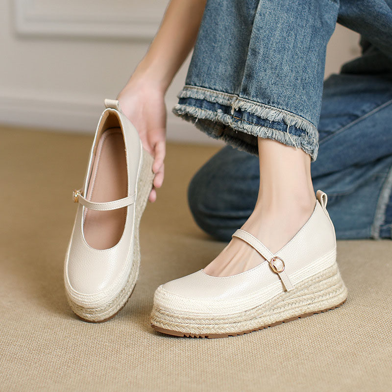 Espadrille Wedge Shoes - Escarpins Femme XMWRLW 2026 Printemps-Été, Talons