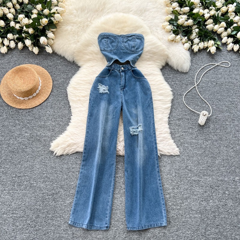 Women'S Shoes Extra Wide - Combinaisons en jean pour femmes, une