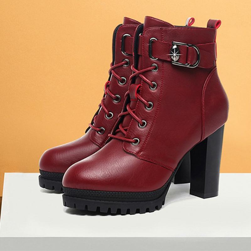 Women'S Shoes Trending 2025 - Élégant talons hauts femmes bottes plate-forme