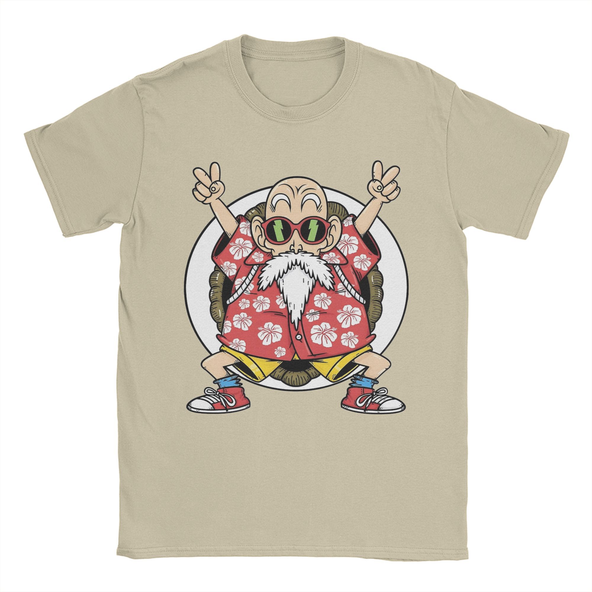 Women'S Shoes For Crews - T-shirts Dragon Ball Master Roshi Turtle
