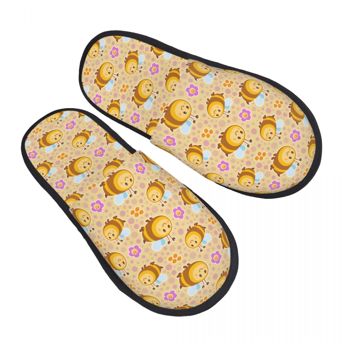 Fluffy Fur Slipper - Pantoufles de maison à motif de