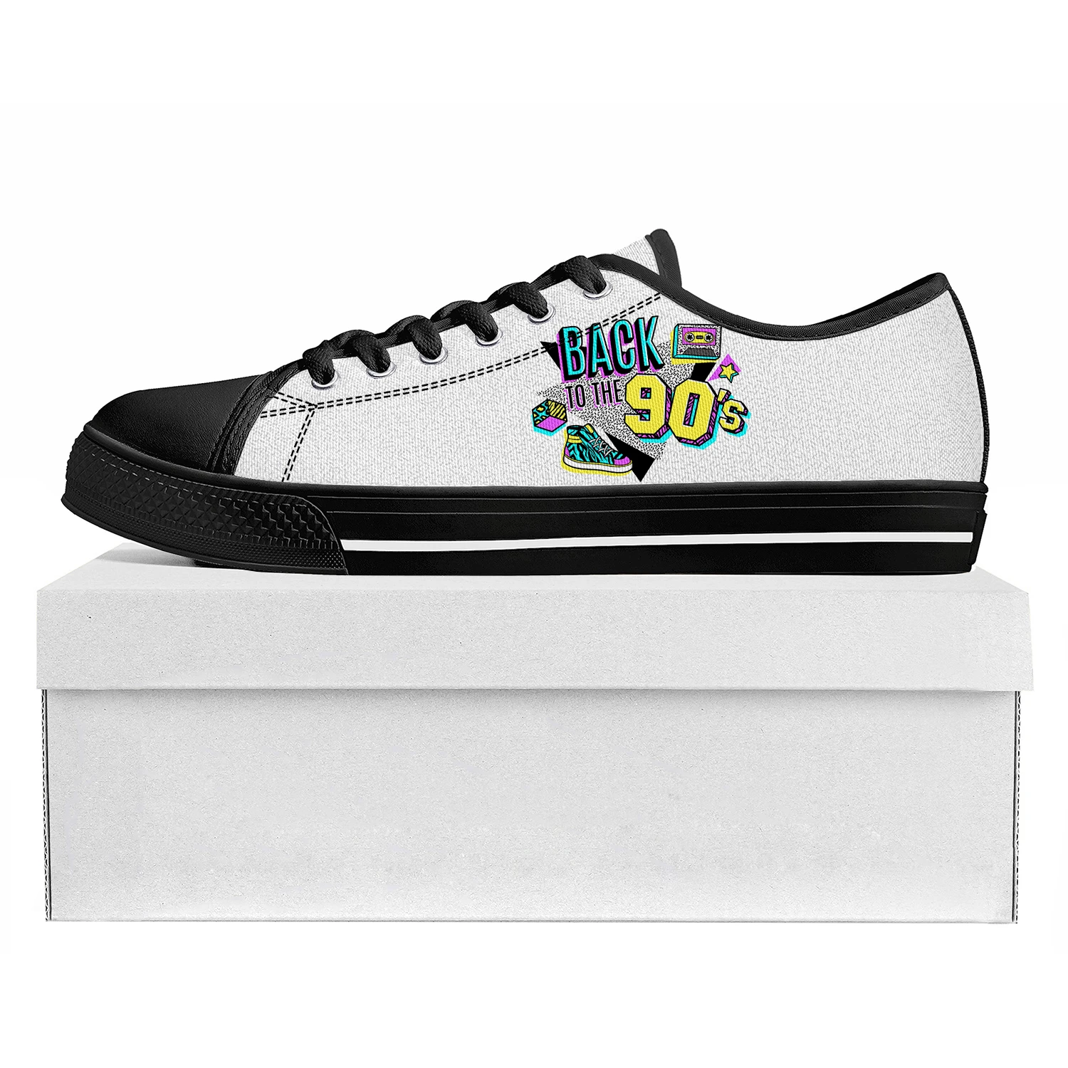Women'S Shoes In The 90S - Baskets basses amusantes style rétro années