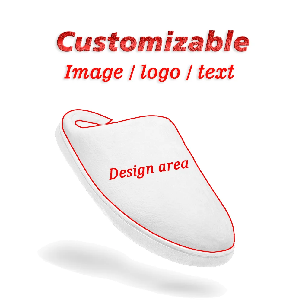 Women Shoes Kinds - Pantoufles en coton imprimées personnalisables pour