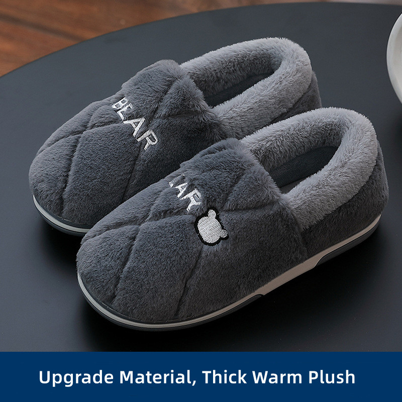 Fluffy Fur Slipper - Grande taille 48 49 hommes maison