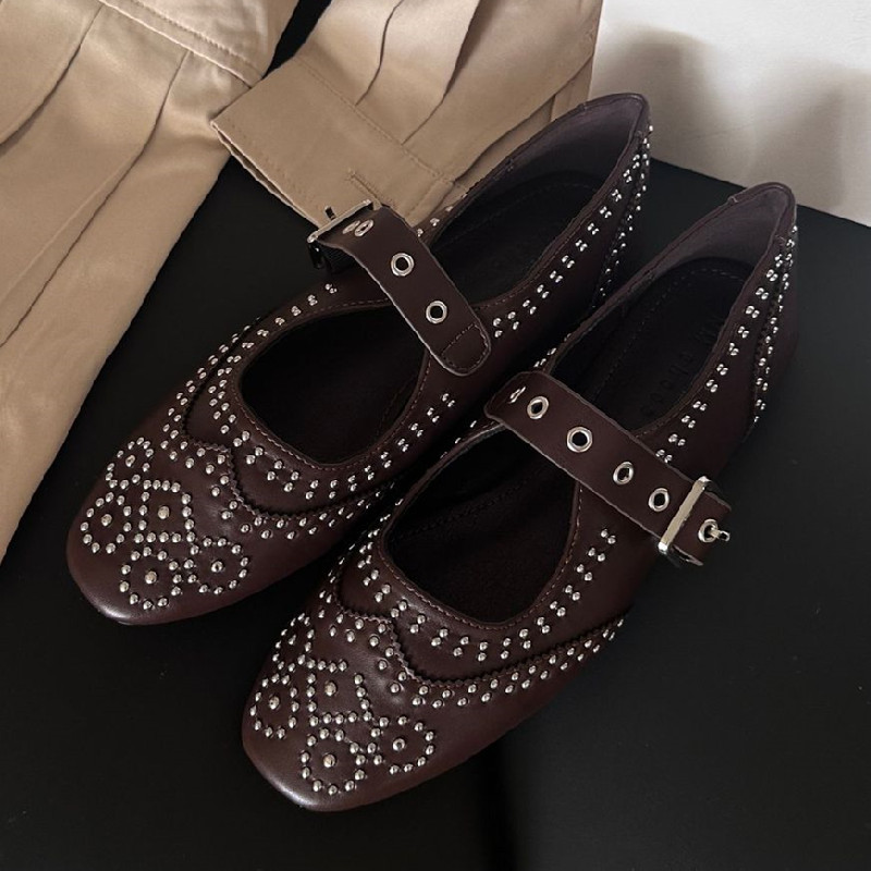 Rétro Rivet boucle Design appa - Women Shoes Elegant avis et prix