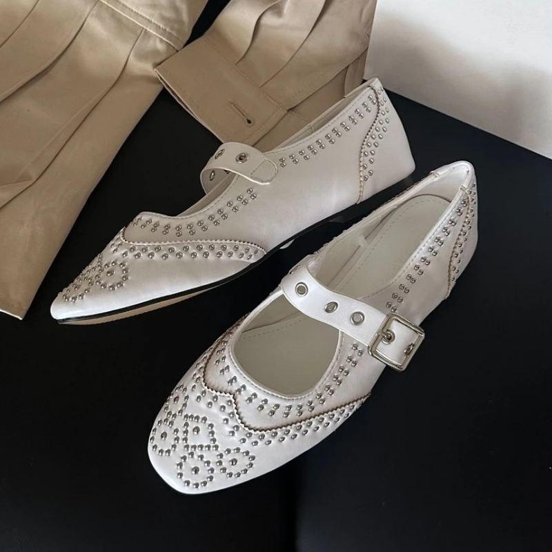 Rétro Rivet boucle Design appa - Women Shoes Elegant avis et prix