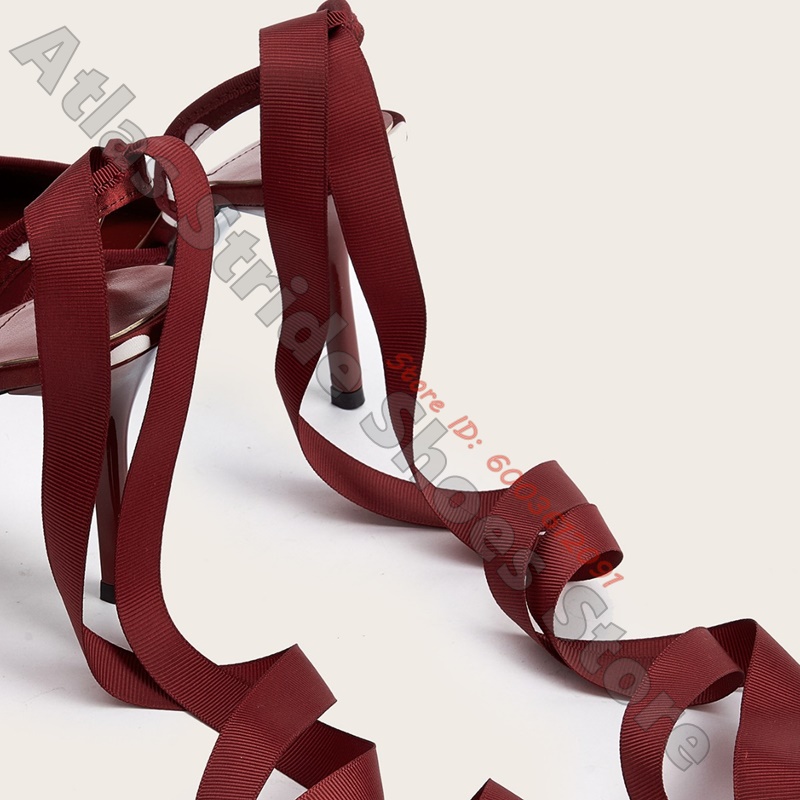 Escarpins Slingback Pointus Bl - Ribbon Tie Heel avis et prix