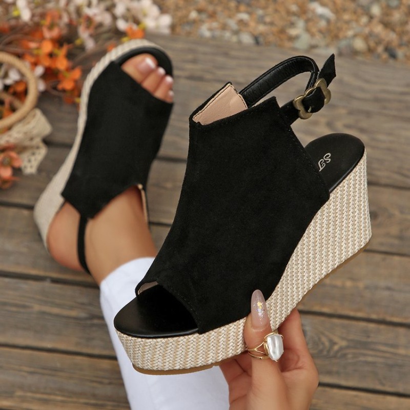 Sandales compensées d'été pour - Espadrille Wedge Shoes avis et prix