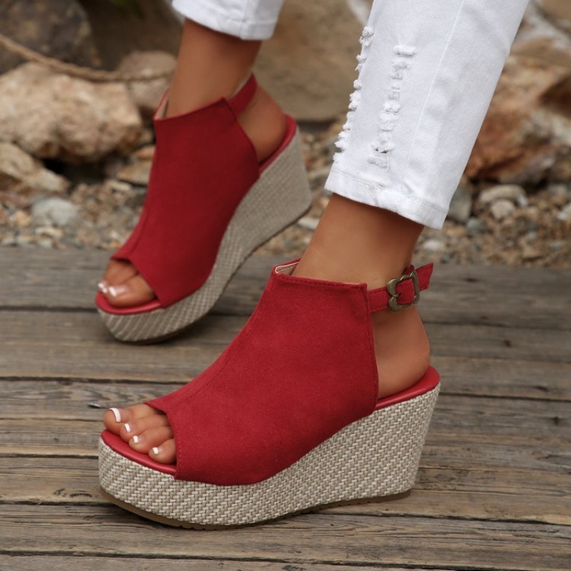 Sandales compensées d'été pour - Espadrille Wedge Shoes avis et prix