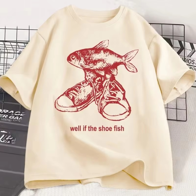 T-shirt Y2K Shoe Fish Cursed,  - Women'S Shoes In The 90S avis et prix