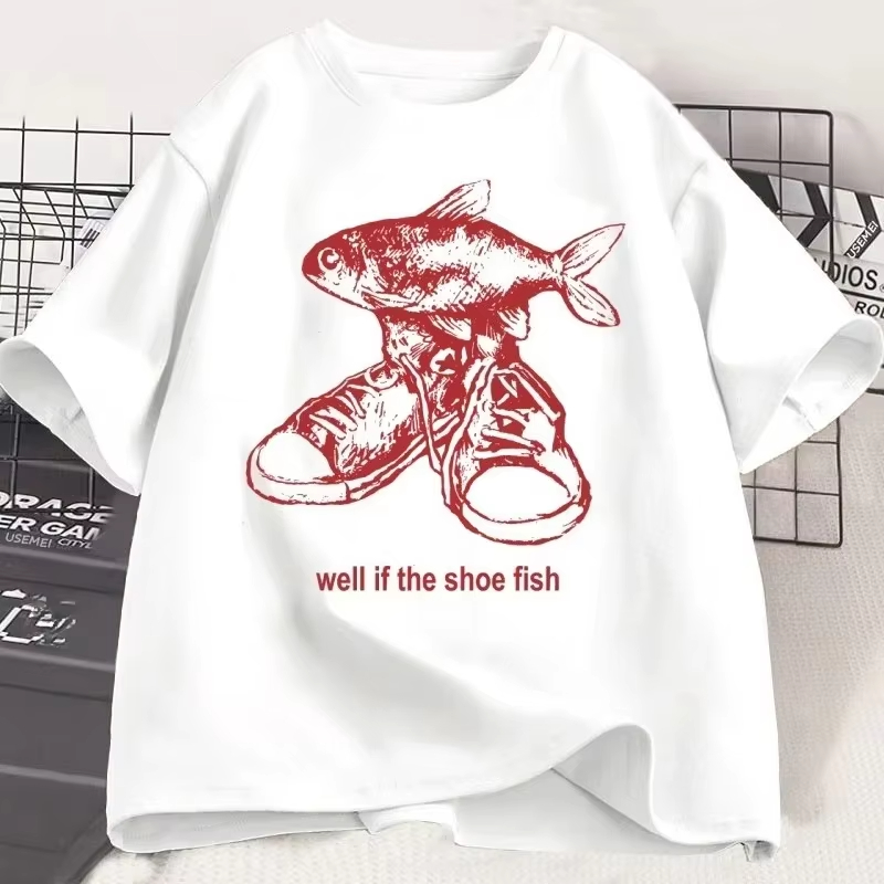 T-shirt Y2K Shoe Fish Cursed,  - Women'S Shoes In The 90S avis et prix
