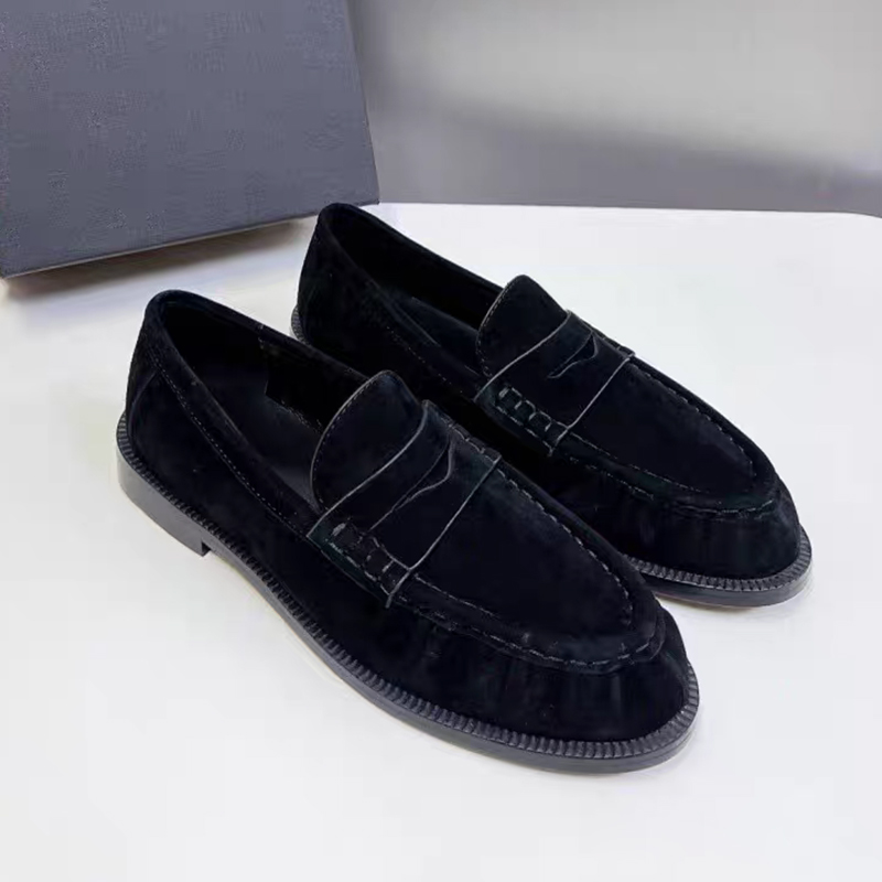Mocassins à bout rond en cuir  - Women Shoes For Walking avis et prix