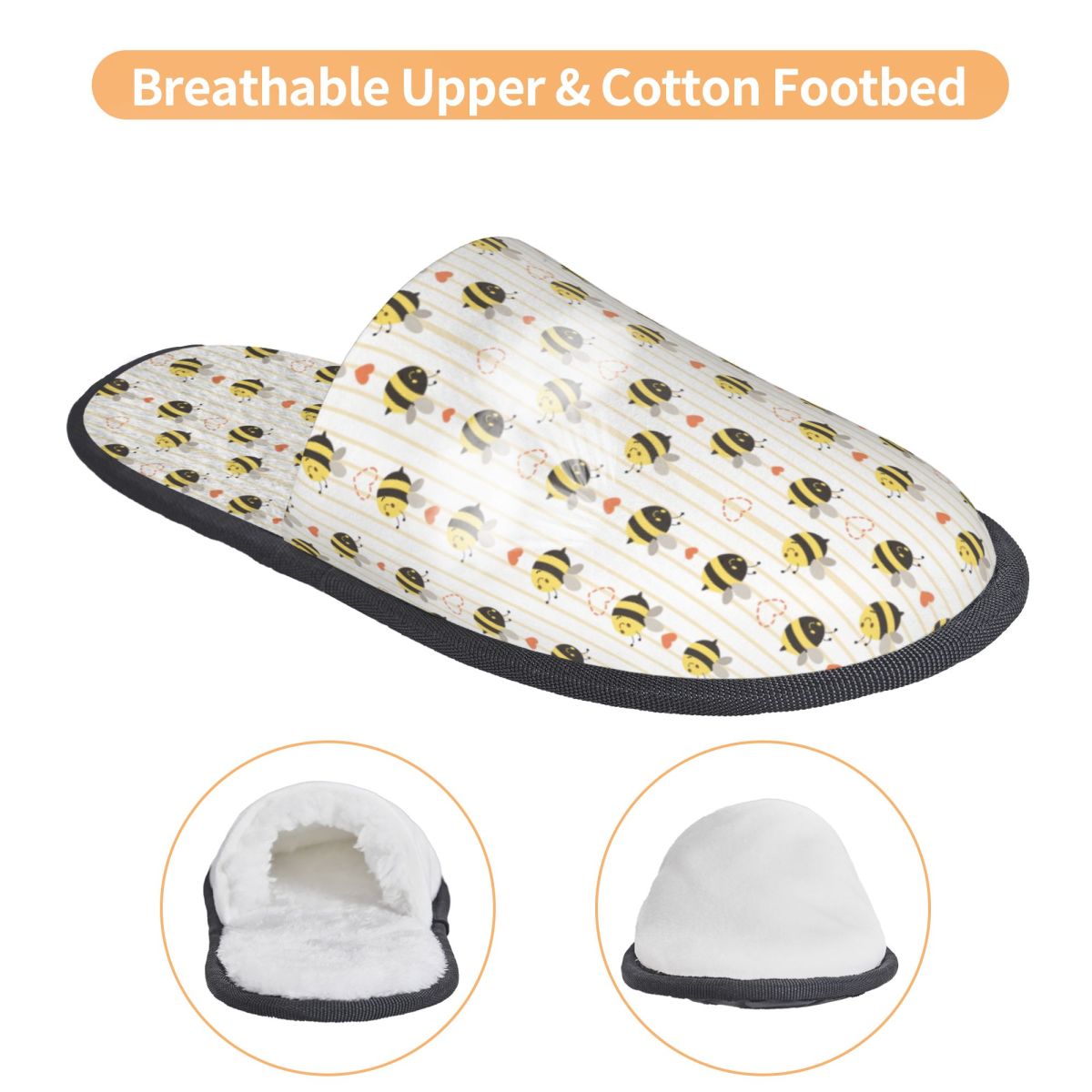 Pantoufles de maison abeilles  - Fluffy Fur Slipper avis et prix