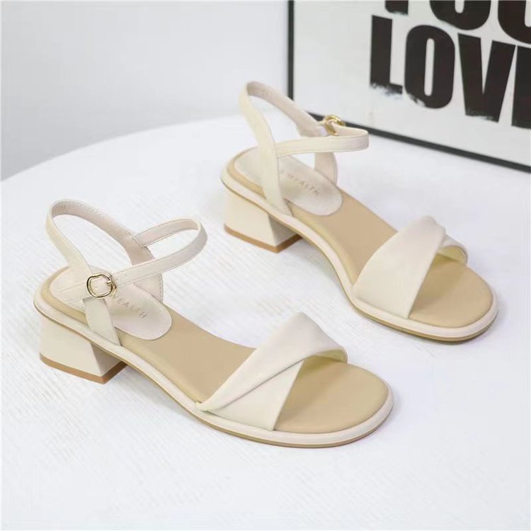 Sandales à talon bloc Evening  - Block Heel Ankle Boots avis et prix
