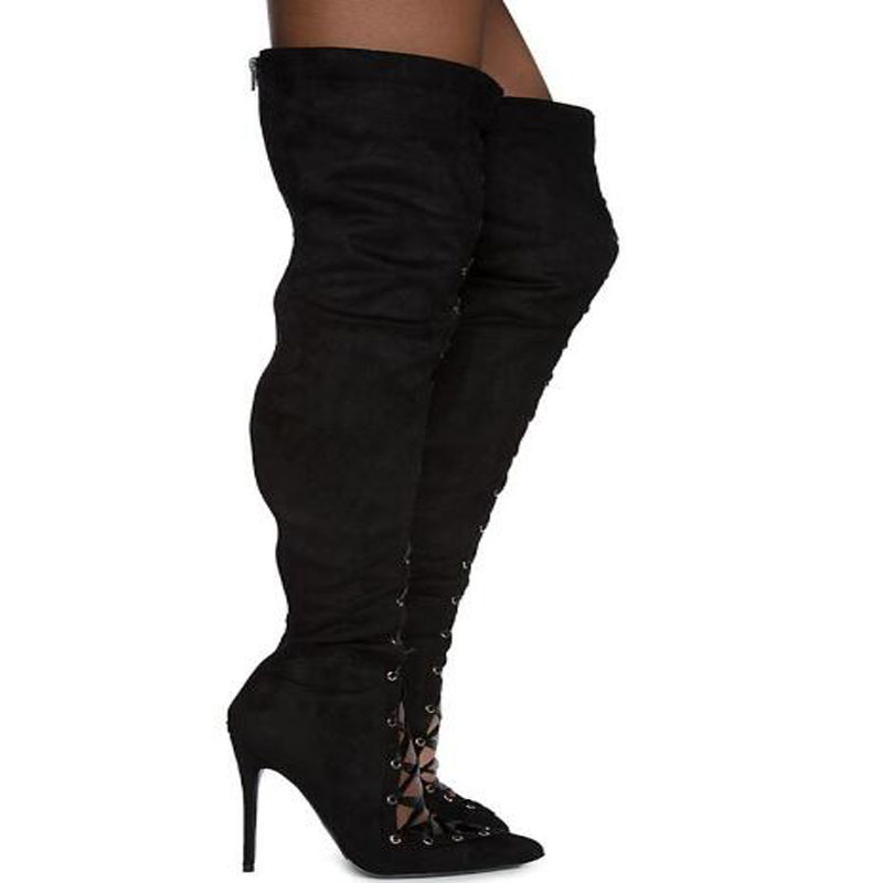 Mode femmes blanc noir solide  - Ribbon Tie Heel avis et prix