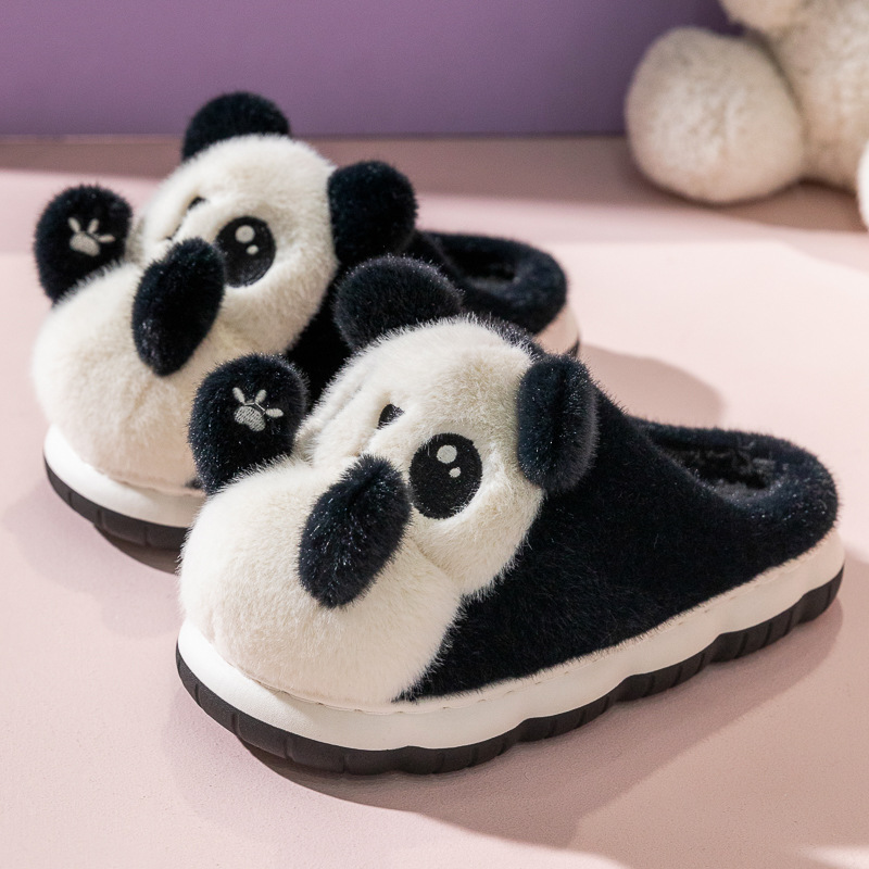 Nouvelles chaussures panda câl - Fluffy Fur Slipper avis et prix