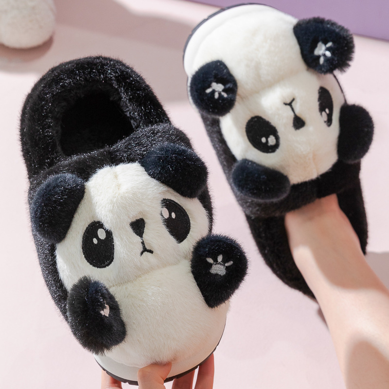 Nouvelles chaussures panda câl - Fluffy Fur Slipper avis et prix