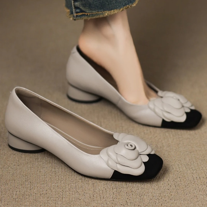 Escarpins à enfiler en peau de - Women Shoes Elegant avis et prix