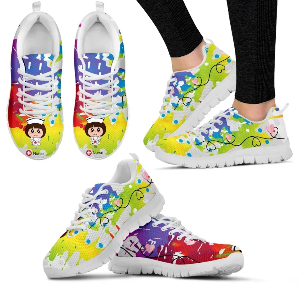 Baskets plates blanches pour f - Women'S Shoes Nursing avis et prix
