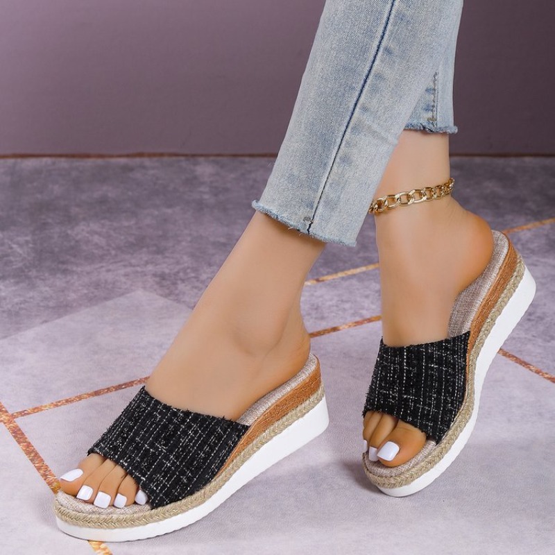 Sandales compensées pour femme - Espadrille Wedge Shoes avis et prix