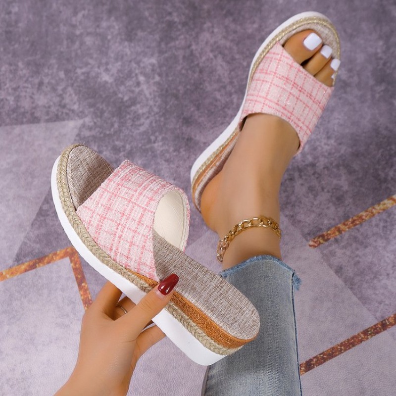 Sandales compensées pour femme - Espadrille Wedge Shoes avis et prix