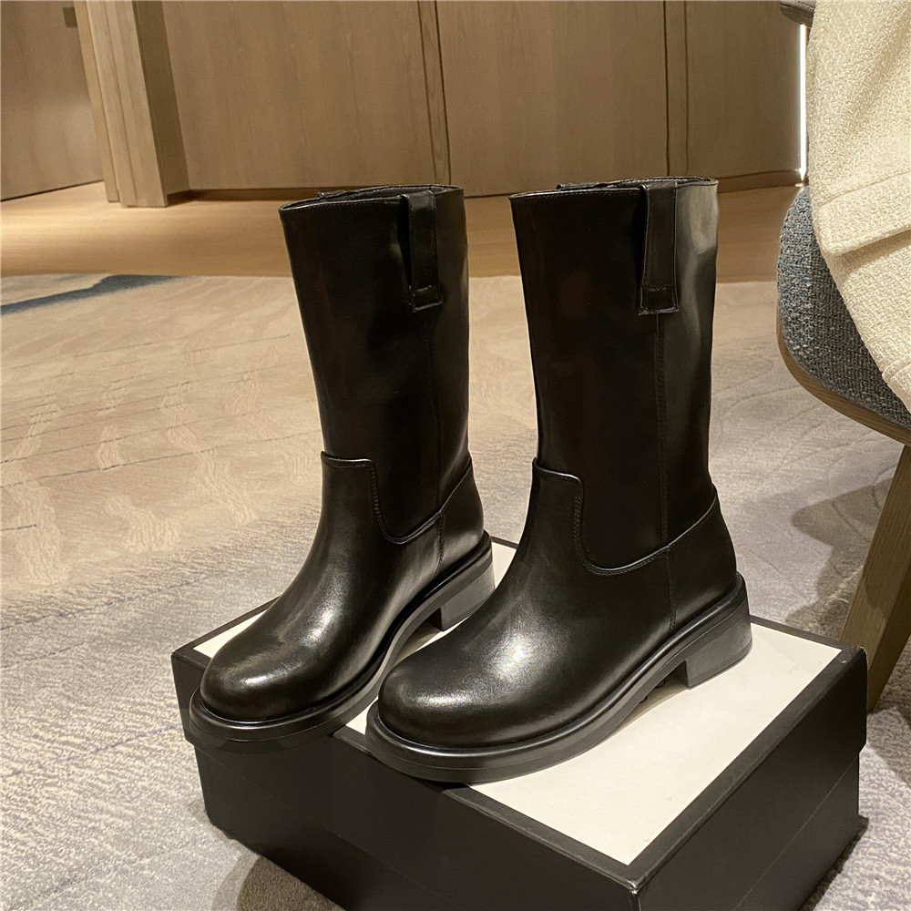 Bottes mi-mollet à bout rond e - Women'S Shoes Extra Wide avis et prix