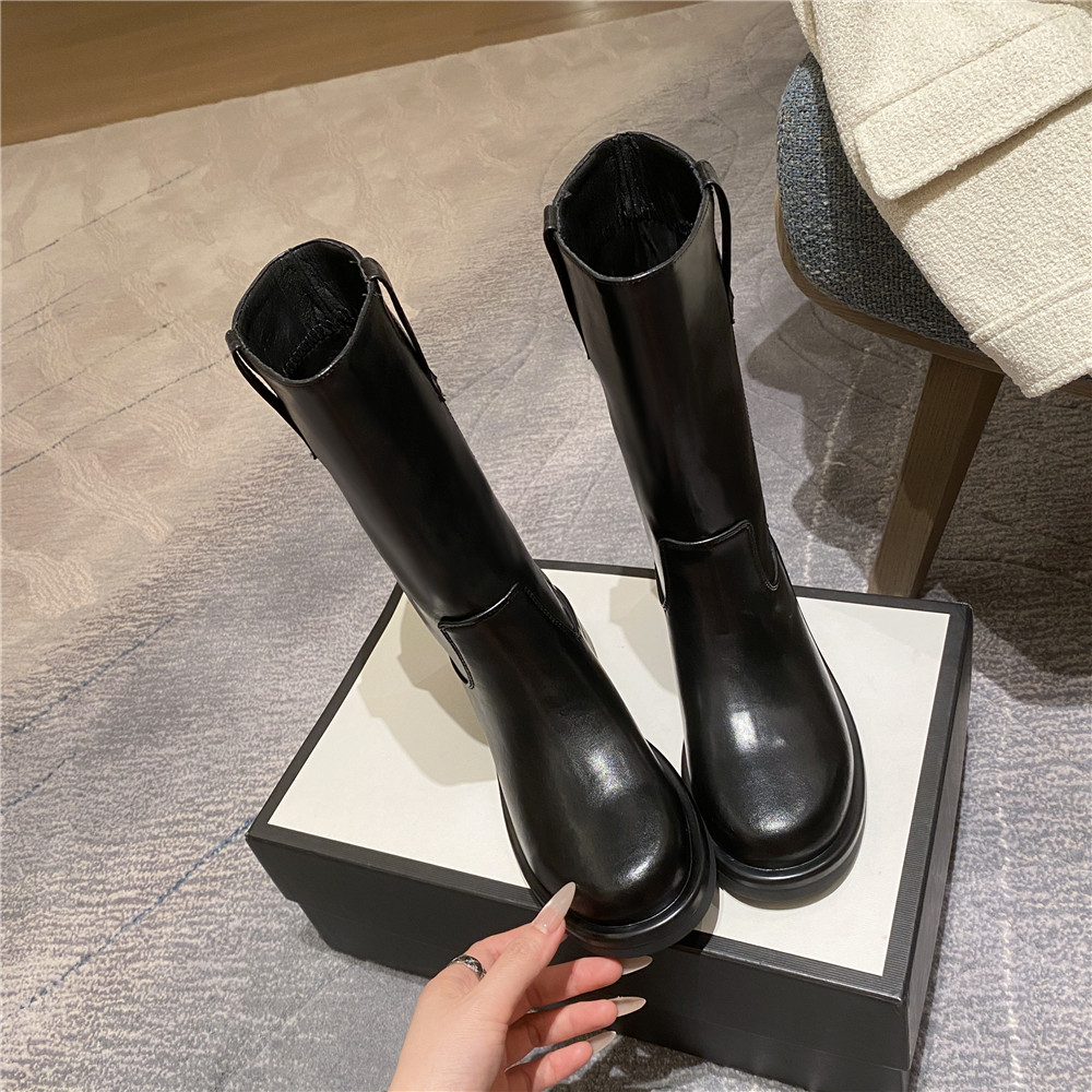 Bottes mi-mollet à bout rond e - Women'S Shoes Extra Wide avis et prix