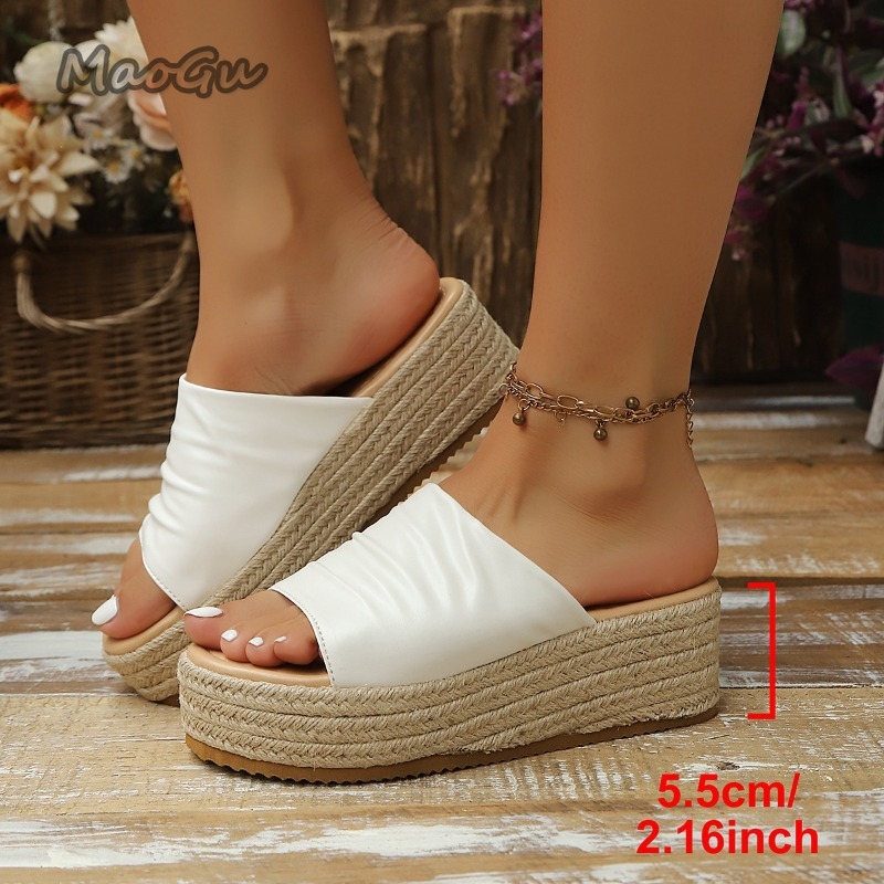 Sandales compensées à platefor - Espadrille Wedge Shoes avis et prix