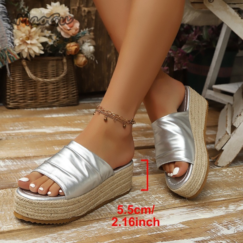 Sandales compensées à platefor - Espadrille Wedge Shoes avis et prix