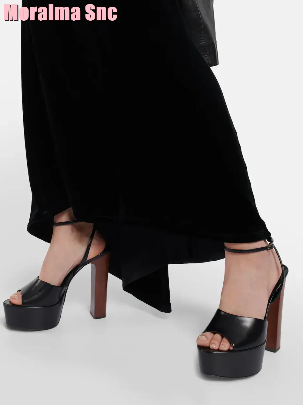 Peep Parker-Sandales à platefo - Block Heel Ankle Boots avis et prix