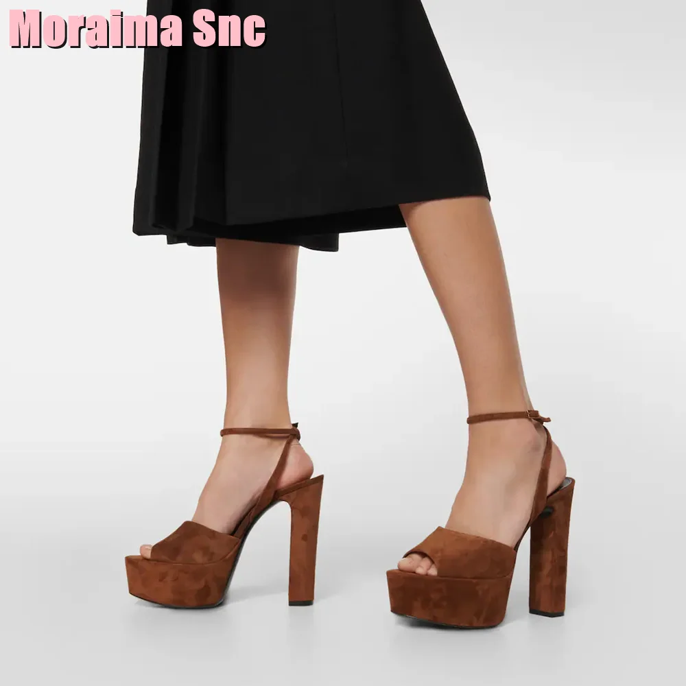 Peep Parker-Sandales à platefo - Block Heel Ankle Boots avis et prix