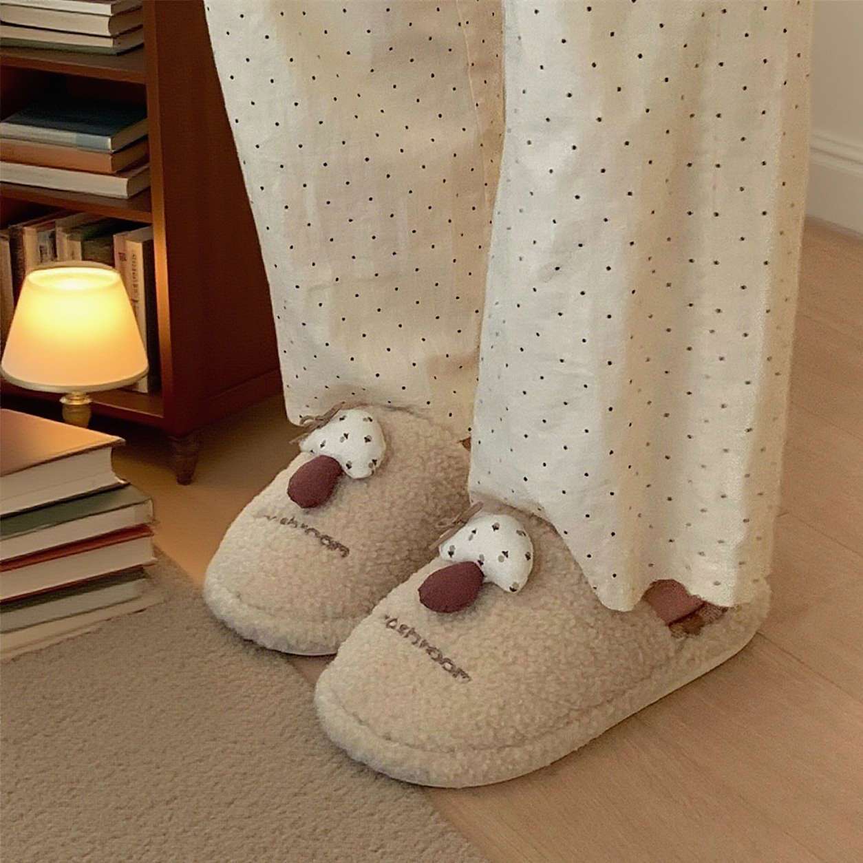 Pantoufles champignon pour fem - Fluffy Fur Slipper avis et prix