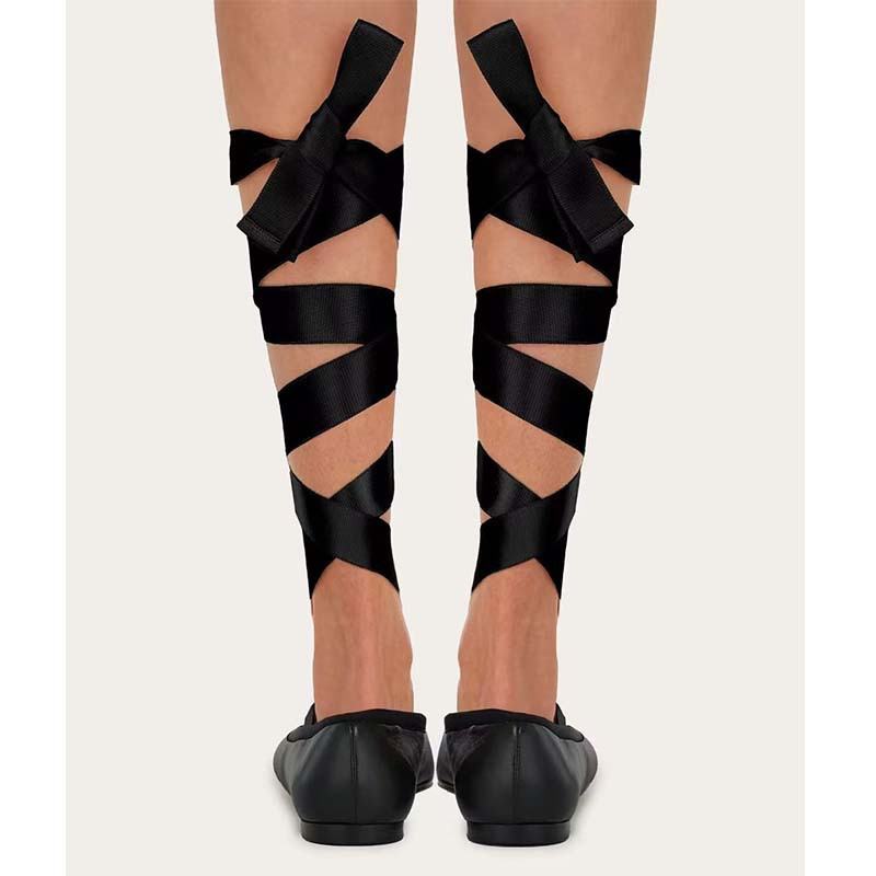 Femmes Ballet chaussures plate - Ribbon Tie Heel avis et prix