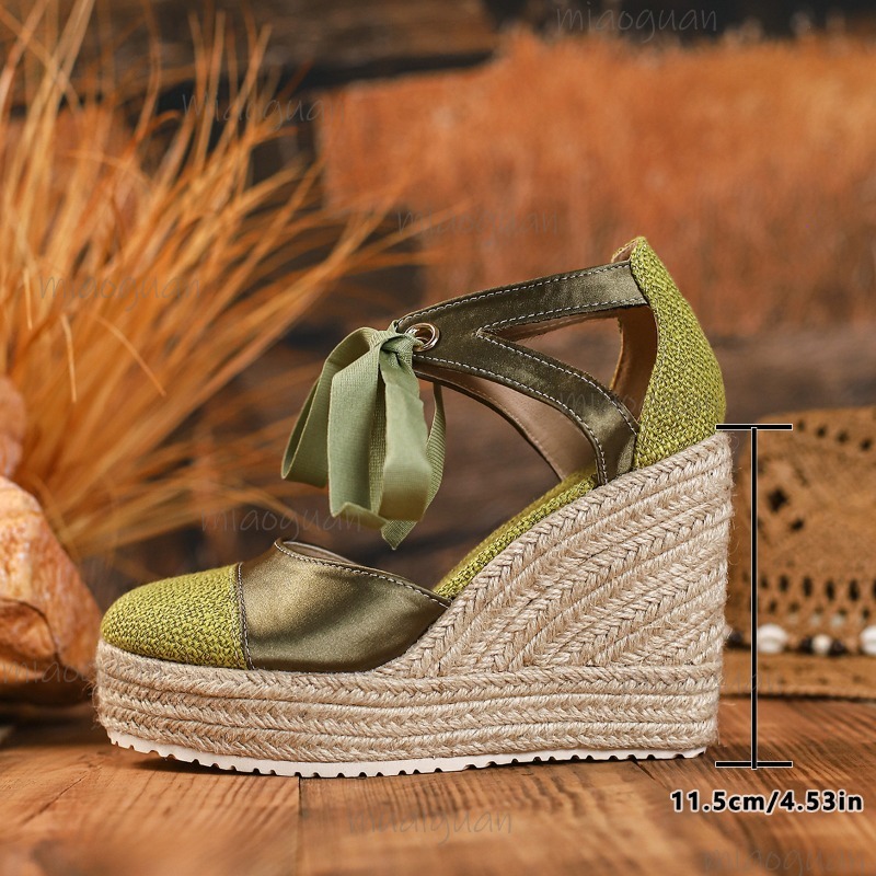Sandales décontractées d'été p - Espadrille Wedge Shoes avis et prix