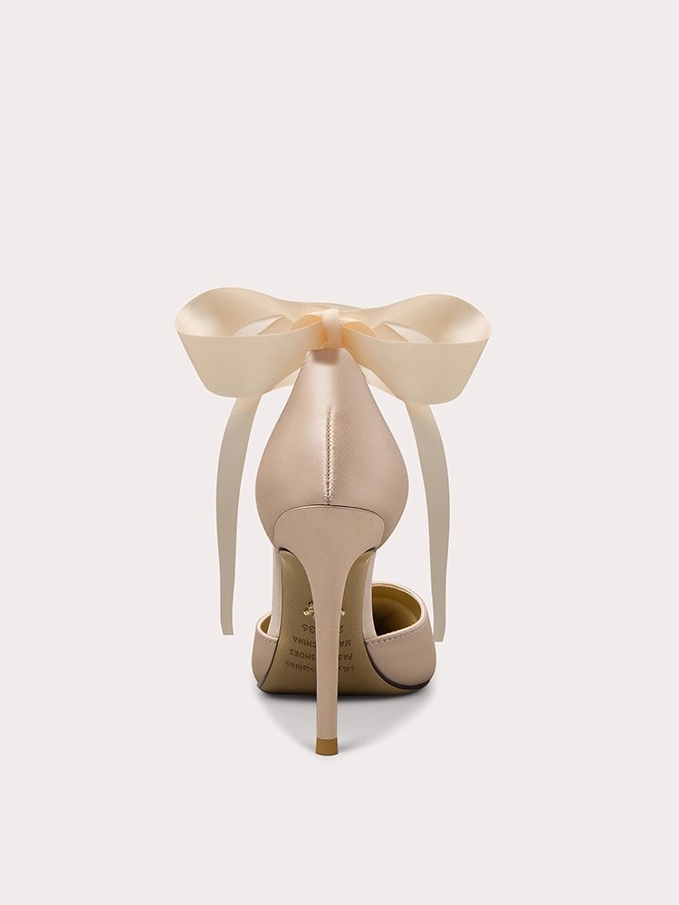Sandales à talons aiguilles pr - Ribbon Tie Heel avis et prix