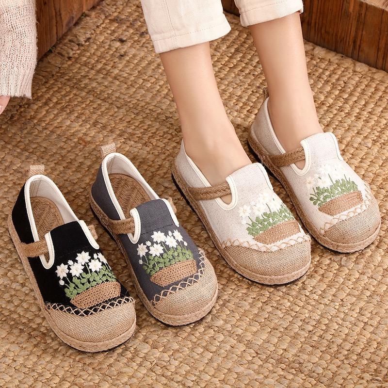 Veowalk – mocassins en toile d - Women'S Shoes Vegan avis et prix