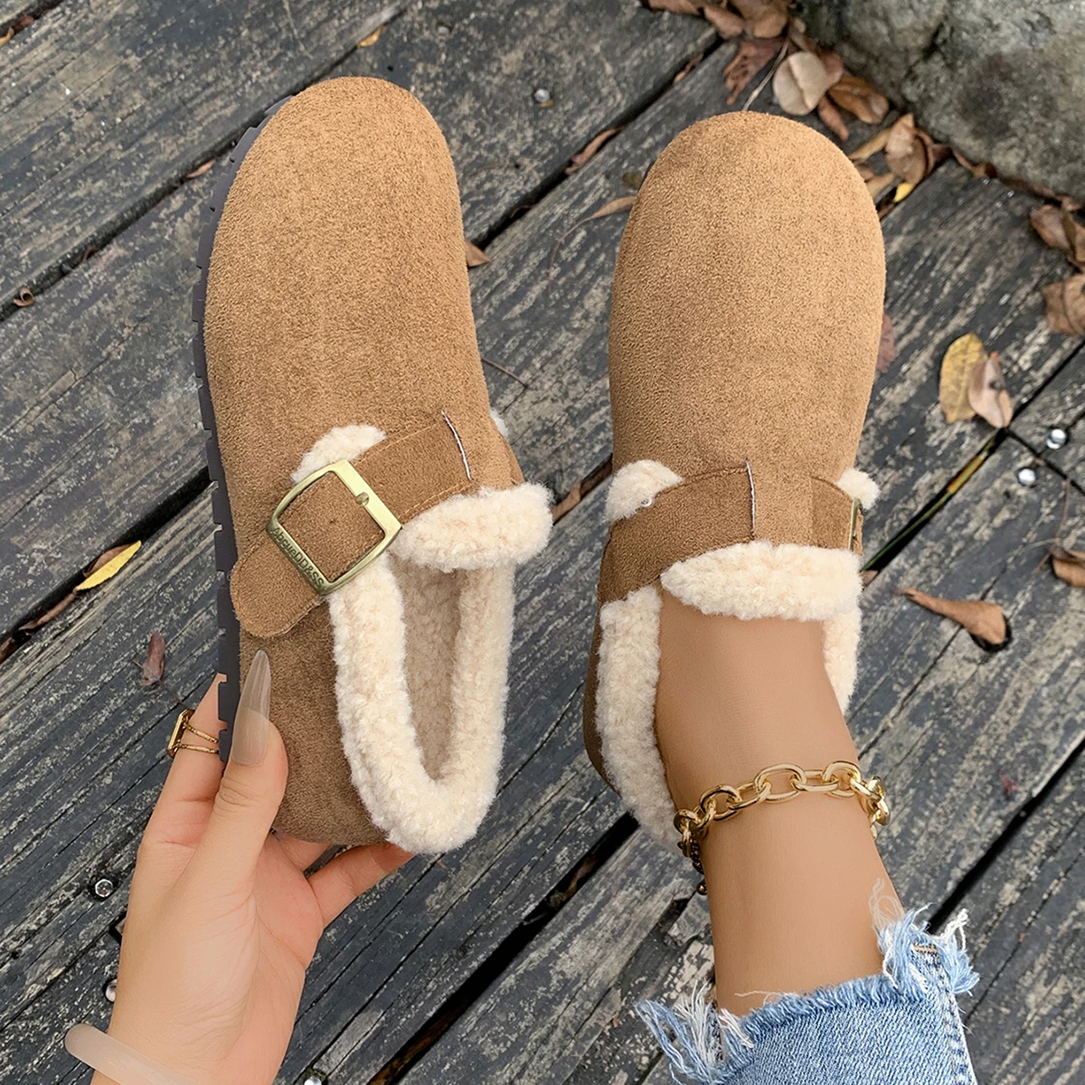 Femmes bottines épaissi peluch - Women'S Shoes Trending 2025 avis et prix