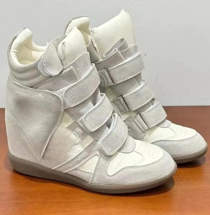 Baskets montantes à talon comp - Women Shoes For Walking avis et prix