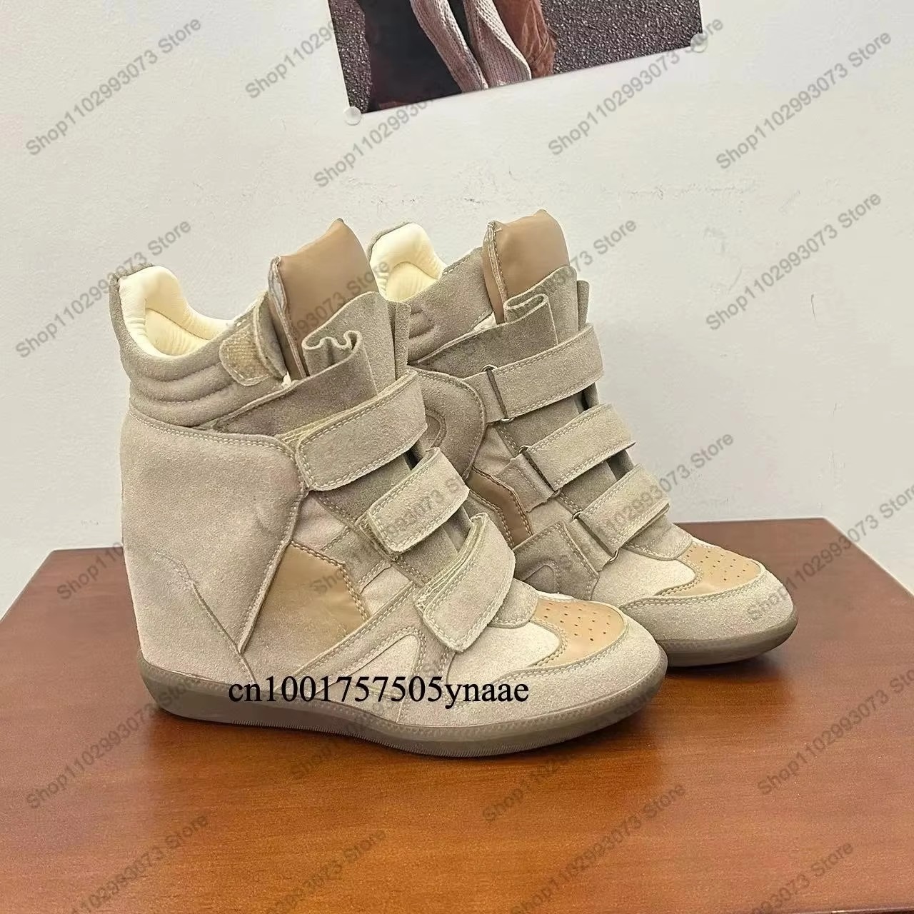 Baskets montantes à talon comp - Women Shoes For Walking avis et prix
