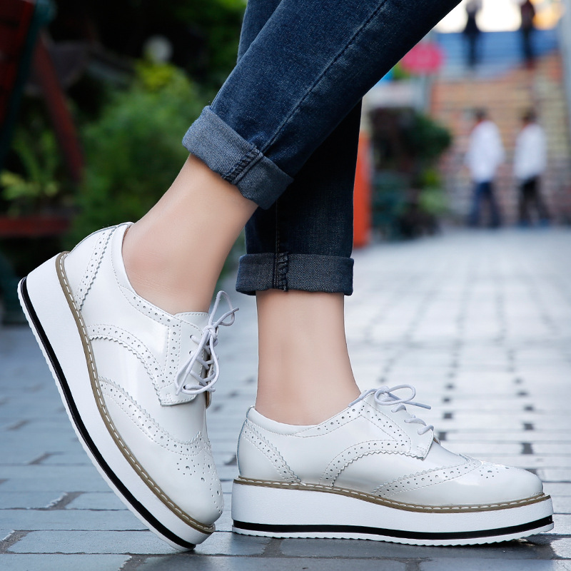 Mocassins en cuir pour femmes, - Espadrille Wedge Shoes avis et prix
