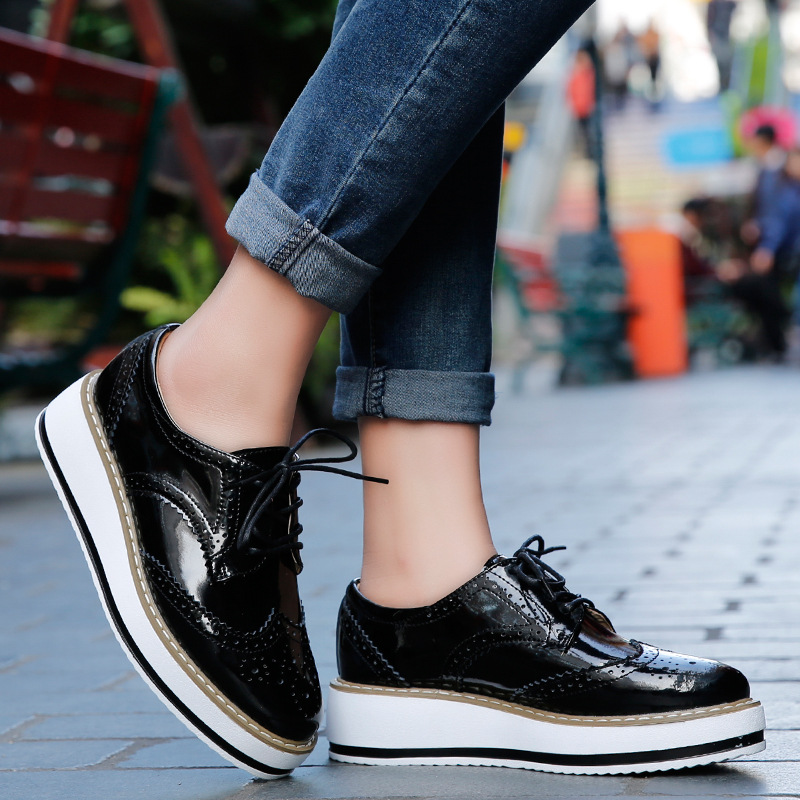 Mocassins en cuir pour femmes, - Espadrille Wedge Shoes avis et prix