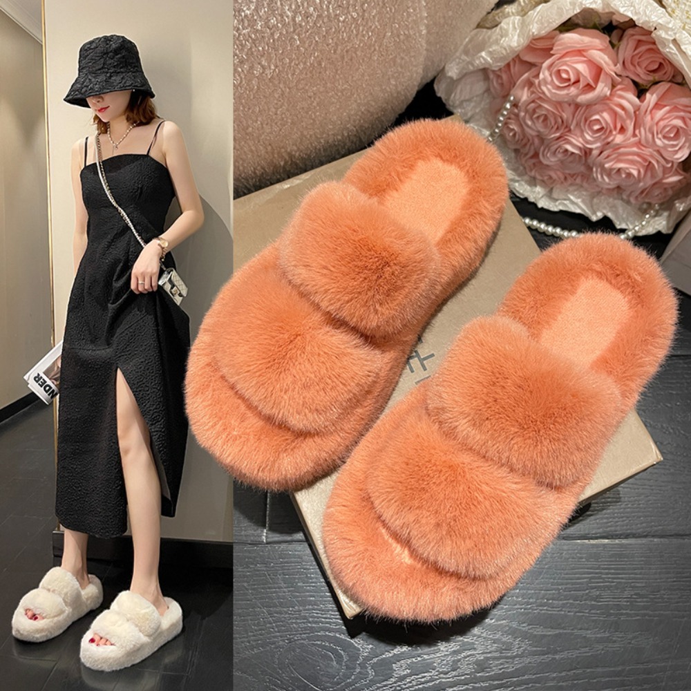 Pantoufles d'hiver douillettes - Fluffy Fur Slipper avis et prix